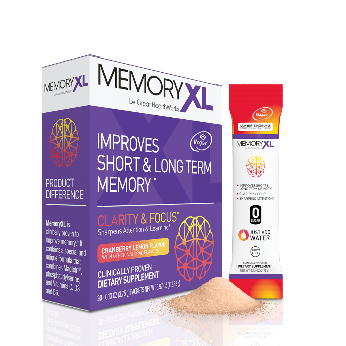 MemoryXL Cranberry Lemon 30pk